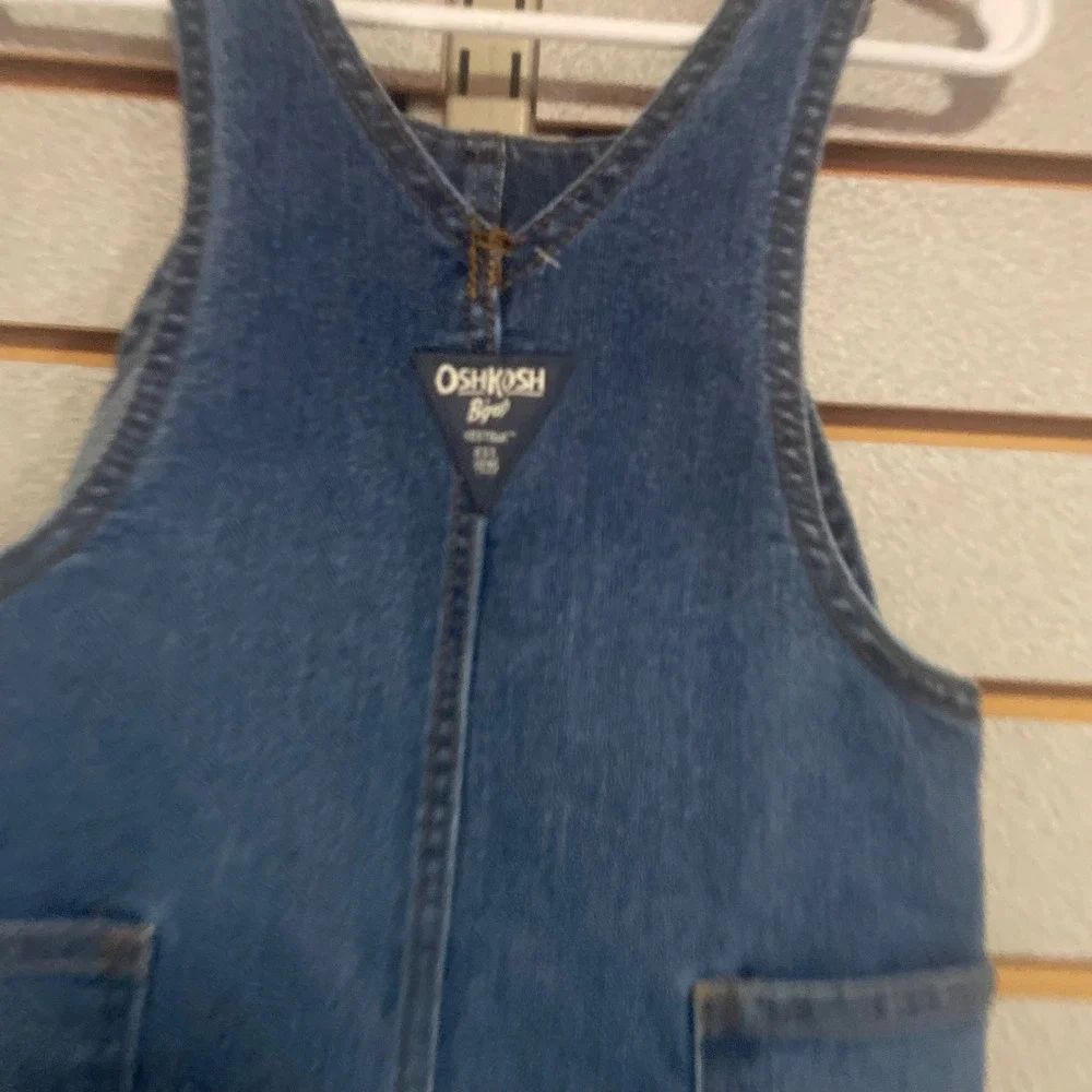 LN‎ OshKosh Bgosh Baby Boy Denim Carpenter Overalls Blue 24M